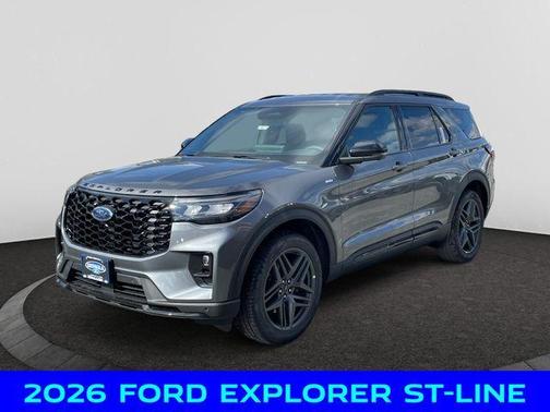 Gray 2026 Ford Explorer ST-Line