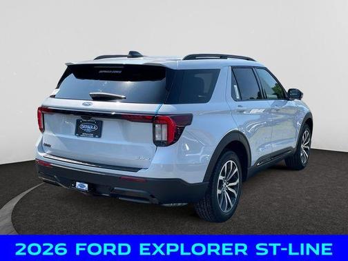 White Metallic 2026 Ford Explorer ST-Line