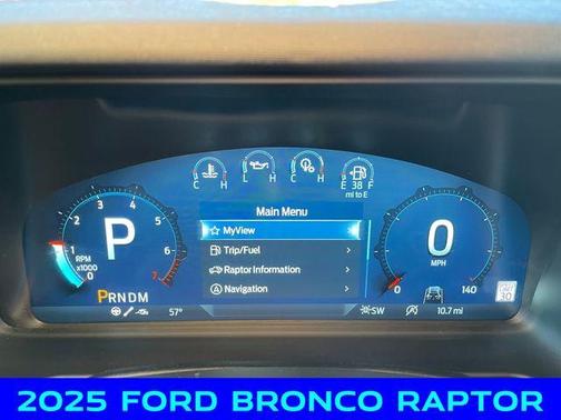 2025 Ford Bronco Raptor