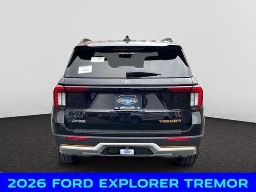 Black 2026 Ford Explorer Tremor