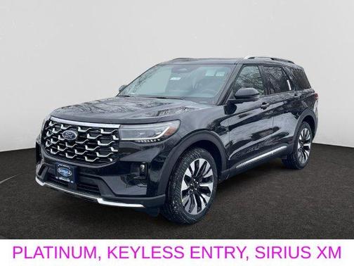 Black Metallic 2026 Ford Explorer Platinum