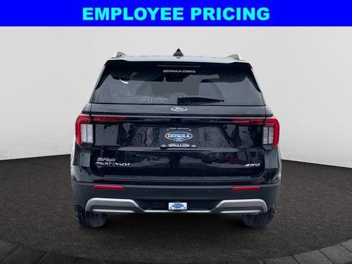 Black Metallic 2026 Ford Explorer Platinum
