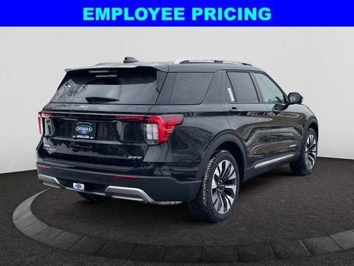 Black Metallic 2026 Ford Explorer Platinum