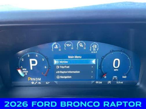 Oxford White 2026 Ford Bronco Raptor