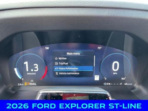 Gray 2026 Ford Explorer ST-Line