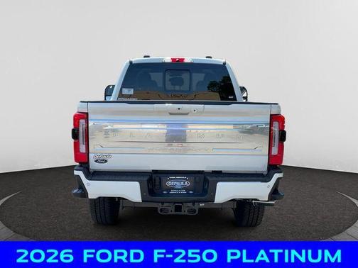 White Metallic 2026 Ford F-250 Platinum