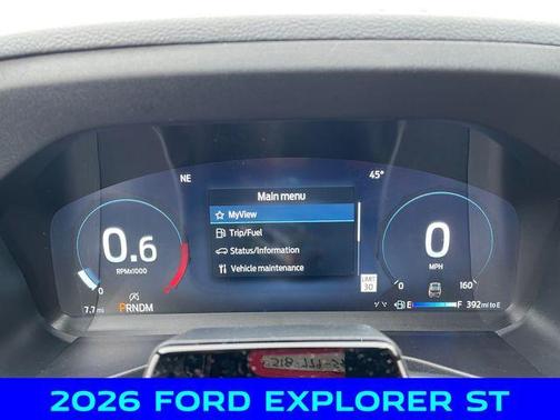 Gray 2026 Ford Explorer ST