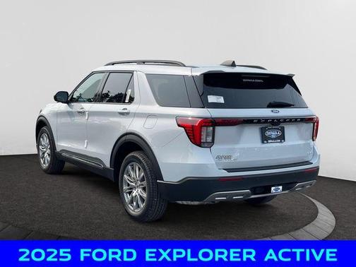White Metallic 2025 Ford Explorer Active