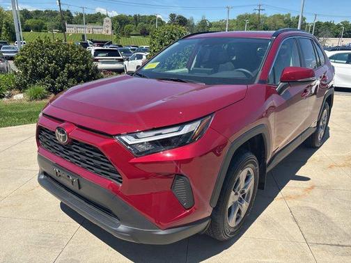 Ruby Flare Pearl 2025 Toyota RAV4 Hybrid XLE