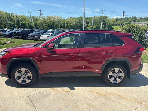 Ruby Flare Pearl 2025 Toyota RAV4 Hybrid XLE