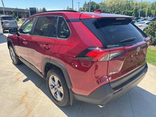Ruby Flare Pearl 2025 Toyota RAV4 Hybrid XLE