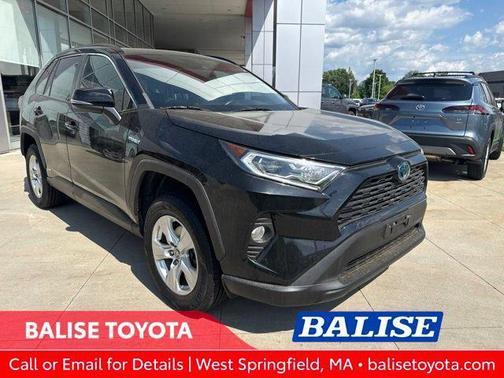 Midnight Black Metallic 2021 Toyota RAV4 Hybrid XLE