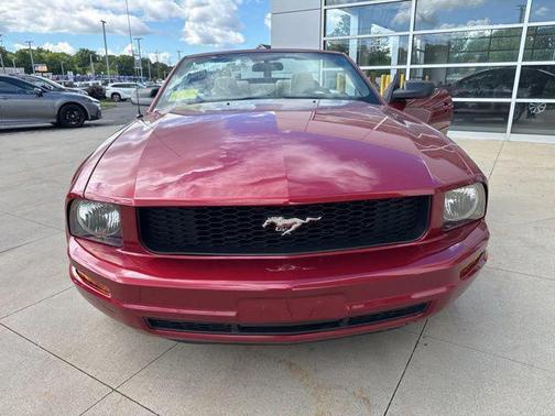 Red 2007 Ford Mustang Deluxe