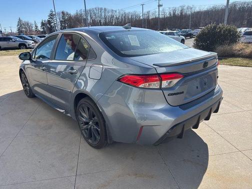 Celestite/Midnight Black Metallic 2024 Toyota Corolla SE