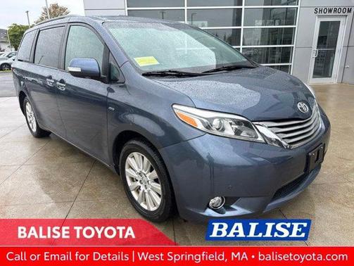 Shoreline Mist 2017 Toyota Sienna Limited