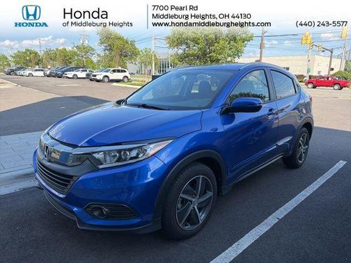 Aegean Blue Metallic 2022 Honda HR-V EX