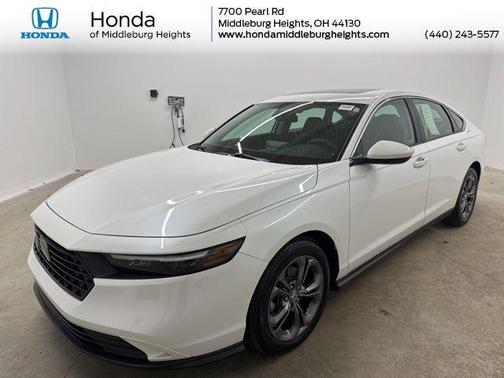 Platinum White Pearl 2023 Honda Accord EX