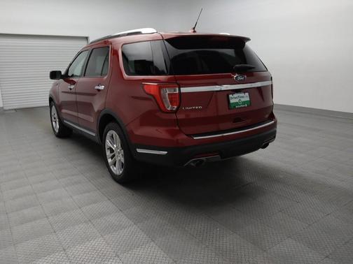 Red 2019 Ford Explorer Limited