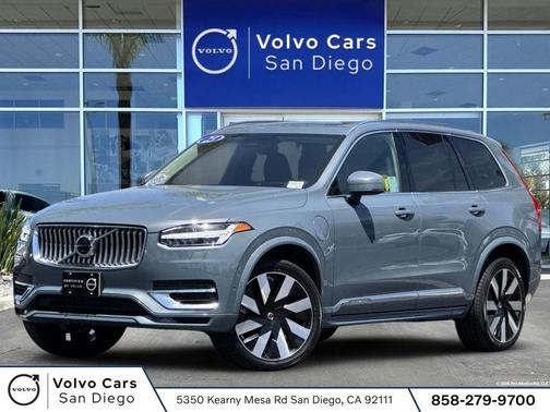 Thunder Grey Metallic 2023 Volvo XC90 Recharge Plug-In Hybrid T8 Ultimate Bright Theme 7-Seater
