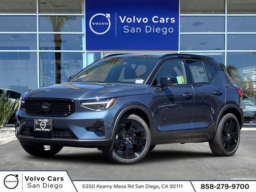Denim Blue with Black Roof 2026 Volvo XC40 Black Edition Ultra, B5 AWD Gas (mild hybrid)