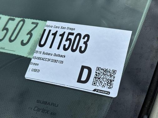 Wilderness Green Metallic 2015 Subaru Outback 2.5i Premium