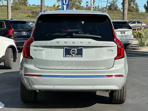 Vapour Grey Metallic 2026 Volvo XC90 Plug-In Hybrid Plus, T8 AWD, Electric/Gasoline, Bright, 7 Seats