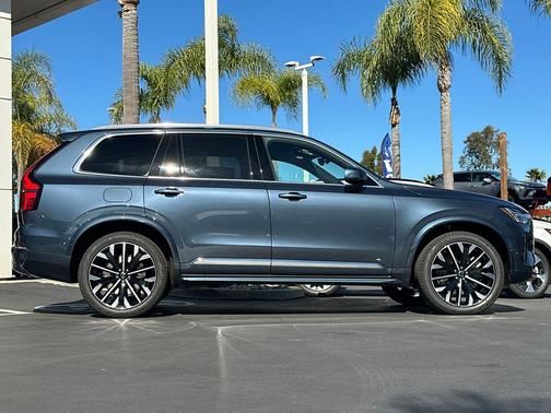 Denim Blue Metallic 2026 Volvo XC90 Plug-In Hybrid Plus, T8 AWD, Electric/Gasoline, Bright, 7 Seats