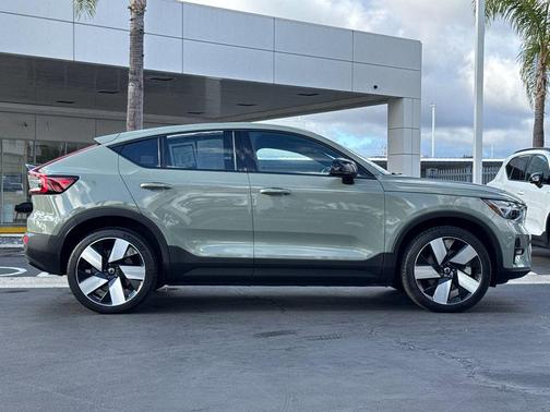 Sage Green Metallic 2023 Volvo C40 Recharge Pure Electric Twin Ultimate