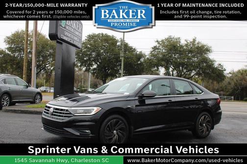 Deep Black 2019 Volkswagen Jetta 1.4T SEL Premium