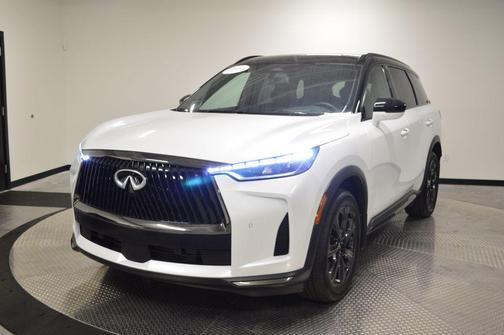Radiant White/Black Obsidian 2026 INFINITI QX60 AUTOGRAPH