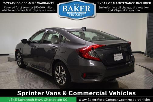 Modern Steel Metallic 2017 Honda Civic EX