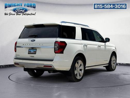 Star White Metallic Tri-Coat 2023 Ford Expedition Platinum