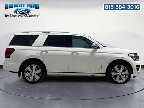 Star White Metallic Tri-Coat 2023 Ford Expedition Platinum