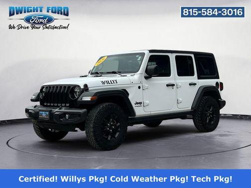 Bright White Clearcoat 2021 Jeep Wrangler Willys