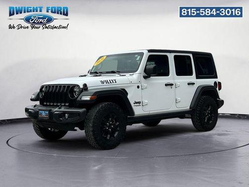 Bright White Clearcoat 2021 Jeep Wrangler Willys