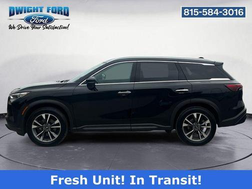 Mineral Black 2023 INFINITI QX60 Luxe