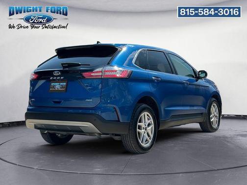 Atlas Blue Metallic 2024 Ford Edge SEL