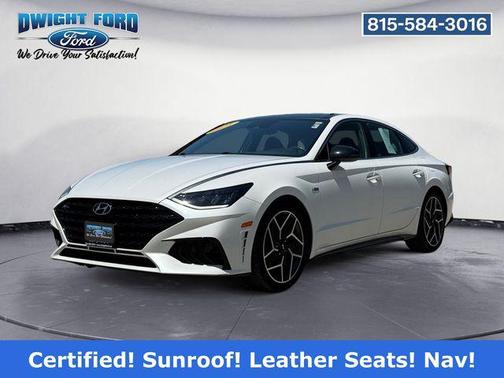 Quartz White 2021 Hyundai SONATA N Line