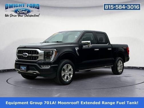 Agate Black Metallic 2022 Ford F-150 Platinum