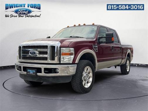 Dark Toreador Red Clearcoat 2008 Ford F-250 Lariat Truck