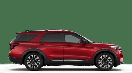 Rapid Red Metallic Tinted Clearcoat 2026 Ford Explorer Platinum