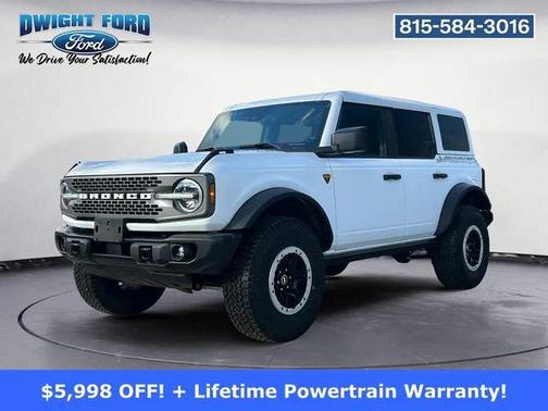 Oxford White 2025 Ford Bronco Badlands SUV