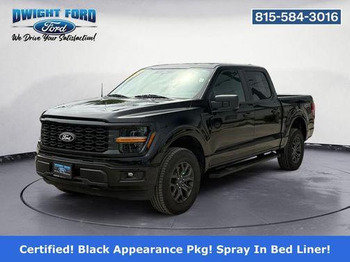 Agate Black Metallic 2024 Ford F-150 STX