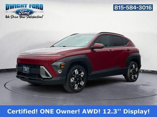 Ultimate Red Metallic 2024 Hyundai KONA SEL