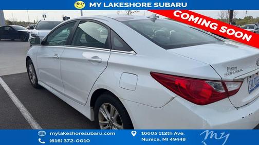 Pearl White 2014 Hyundai SONATA GLS