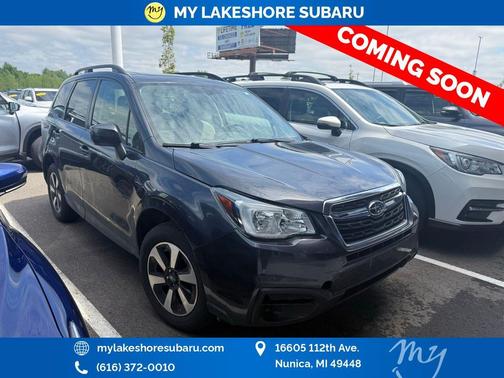 Dark Gray Metallic 2018 Subaru Forester 2.5i Premium