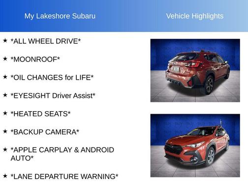 Sun Blaze Pearl 2025 Subaru Crosstrek Premium