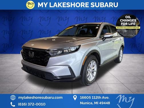 Lunar Silver Metallic 2024 Honda CR-V EX AWD