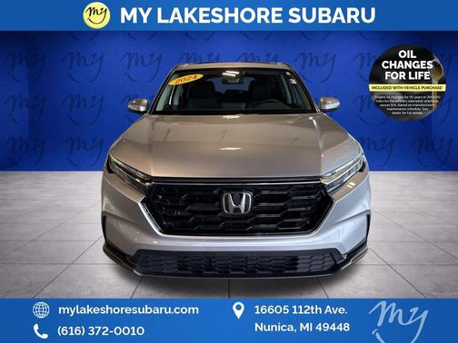 Lunar Silver Metallic 2024 Honda CR-V EX AWD