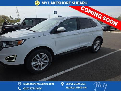 Oxford White 2017 Ford Edge SEL